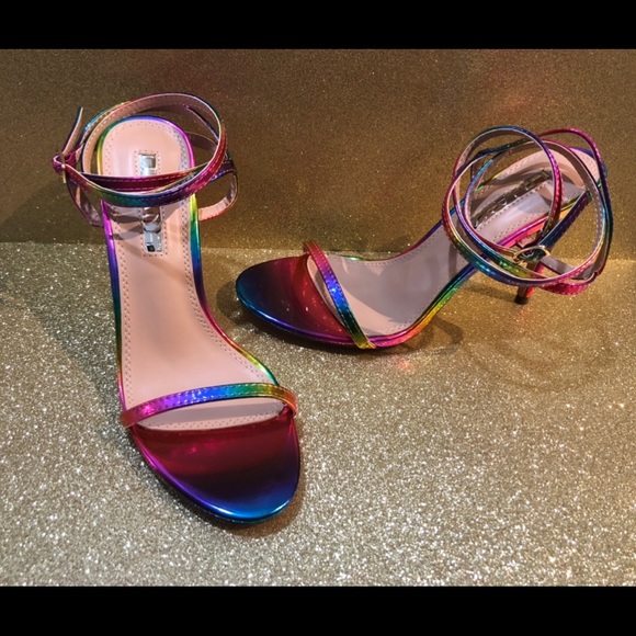 NWB rainbow 4” heels - Picture 7 of 8